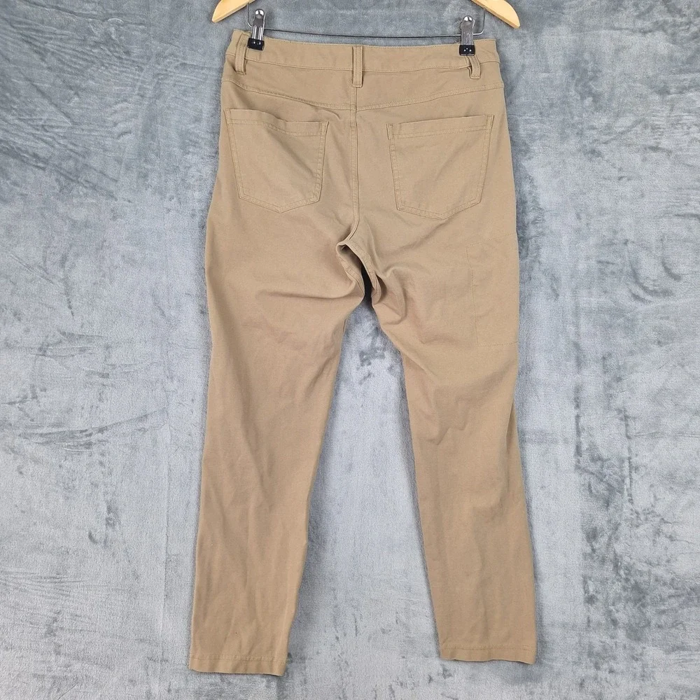 Bylt Premium Everyday Pants Mens 32x29 Khaki Performance Golf Chino Athletic